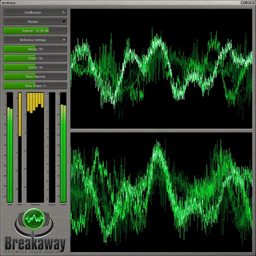 breakaway audio enhancer best settings
